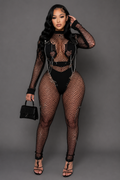 After Hours Fishnet Jumpsuit