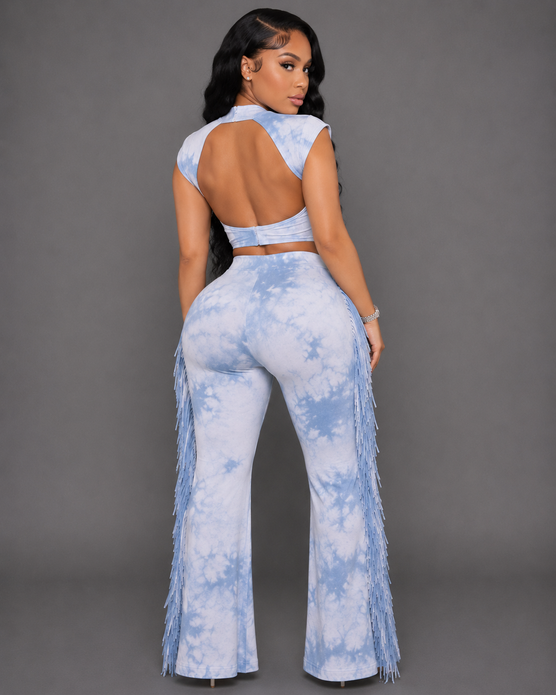 Cloud Nine Fringe Pant Set