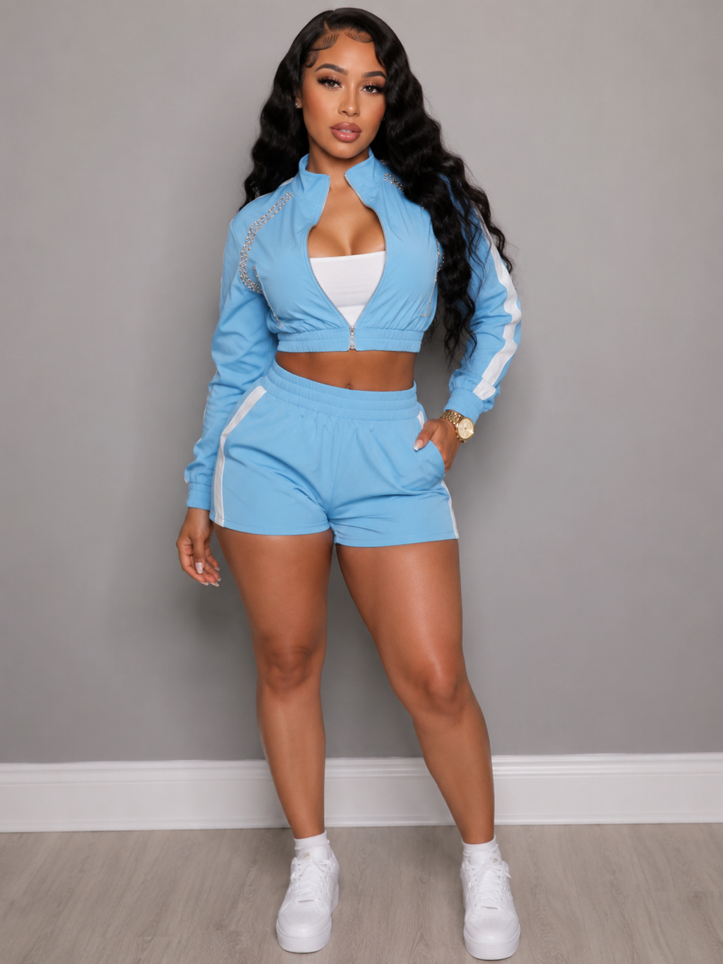 Blue Motion Luxe Short Set.