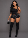 Bad Intentions Studded Short Set