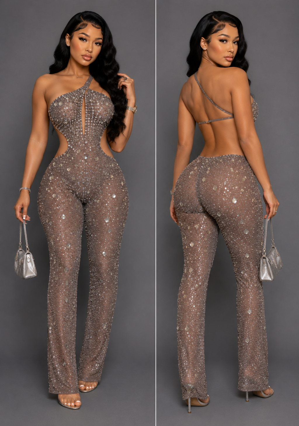 After Dark Rhinestone Jumpsuit