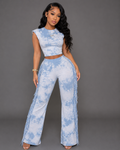 Cloud Nine Fringe Pant Set